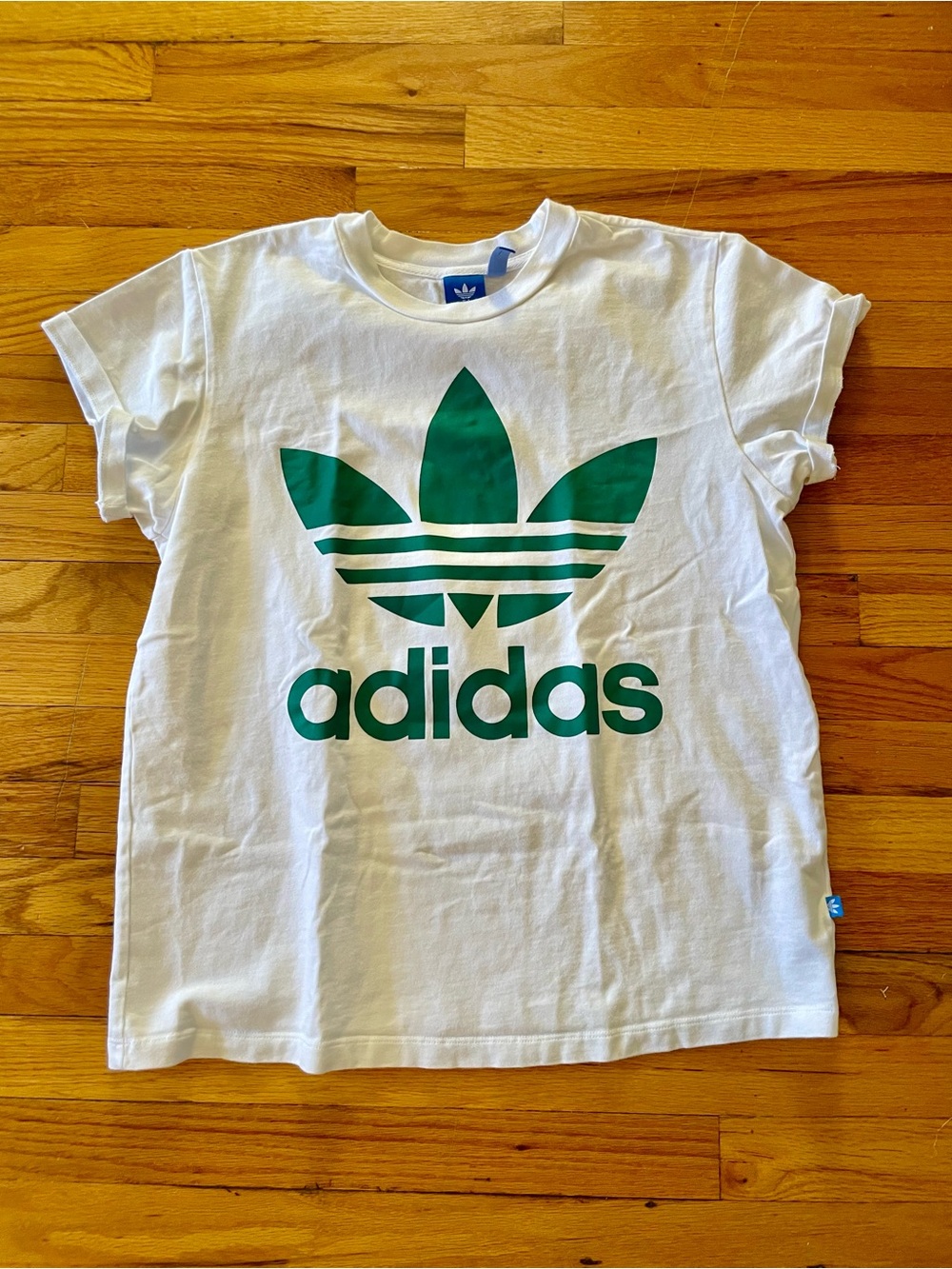 ADIDAS White Tee Shirt S